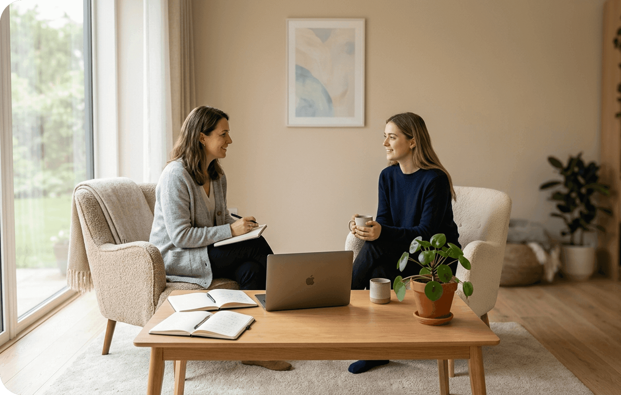Contact us - therapy session